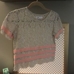 BCBGeneration Lace Top